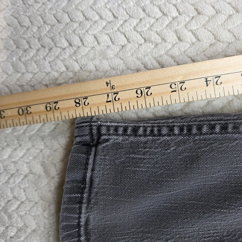 Levis 514‎ Straight Fit Mens Grey Denim Jeans 34x30 Classic Casual Pants